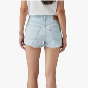 Levi’s 501 High Rise Denim Jean Shorts Distressed Light Wash Size 10 Girls/XS